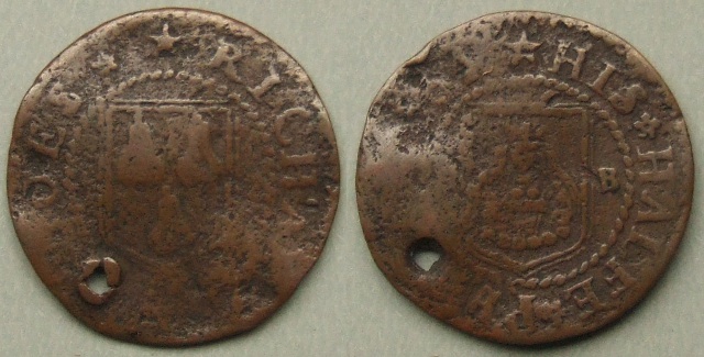 Worcester, Richard Bedoes 1664 halfpenny